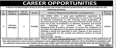 National TB Control Program Jobs 2021 - NTP Jobs 2021